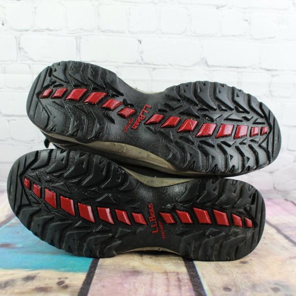 LL Bean Trail Model 4 Tek 2.5 Gray Suede Mesh Hiking Boots 9.5 M - Picture 9 of 11